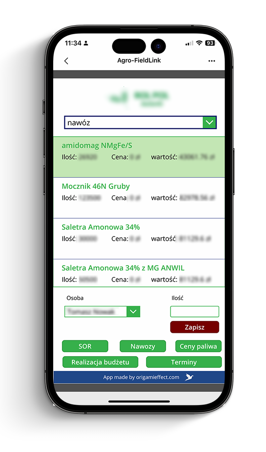 Power Apps FieldLink OMS Magazyn